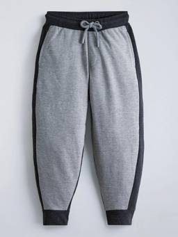 Hopscotch - Grey Cotton Colorblock Jogger