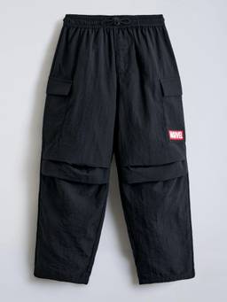 Hopscotch - Black Nylon Solid/Plain Cargo