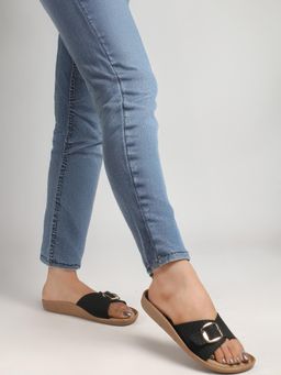 Dollphin - Women Black Sandals