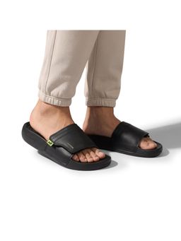 Neeman's - Black HighSprout Cush+ Sliders for Men