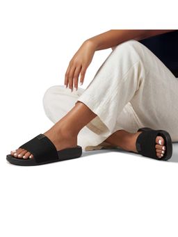 Neeman's - Black High Sprout Glideways Sliders for Women