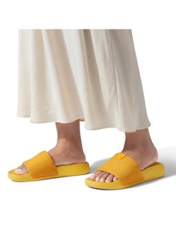 Neeman's - Yellow High Sprout Glideways Sliders for Women