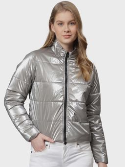 Campus Sutra - Grey Solid Jacket