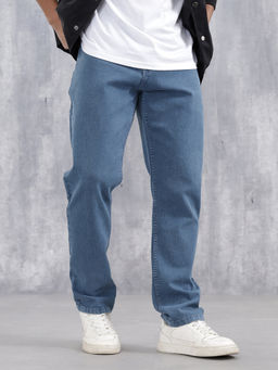 WROGN - Blue Men's Casual Jogger Fit Jeans