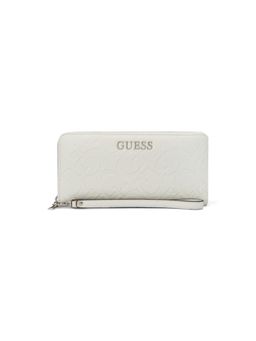 Guess - White Pu Textured Wallet
