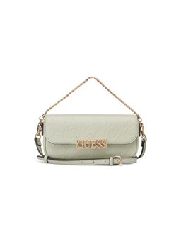 Guess - Green Pu Textured Slingbag with Detachable Strap