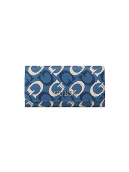 Guess - Blue Pvc Printed Wallet