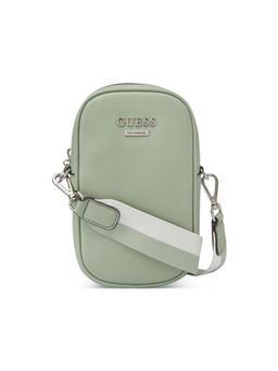 Guess - Green Pvc Solid Crossbody Bag