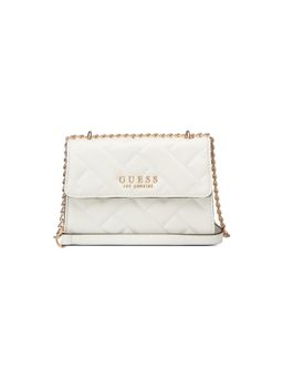 Guess - White Pu Textured Slingbag
