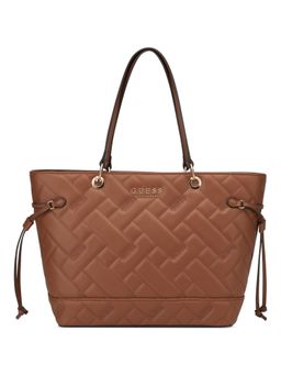 Guess - Brown Pu Textured Handbag