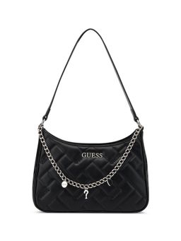 Guess - Black Pu Solid Handbag