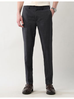 Arrow Newyork - Mens Grey Mid Rise Slim Fit Autoflex Trouser