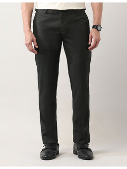 Arrow - Mens Green Mid Rise Regular Fit Autoflex Trouser