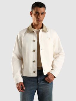 Tommy Hilfiger - Solid Relaxed Fit Cotton Jacket