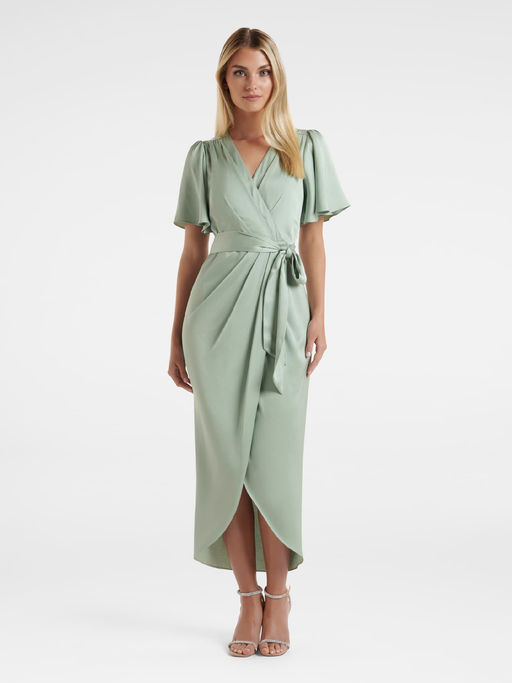 forever new carolina satin midi dress Buy Navy Carolina Satin Midi Dress