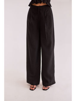 Urban Suburban - Black High Waisted Formal Trouser