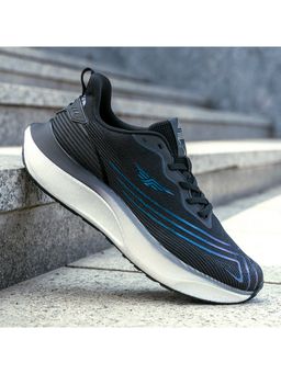 Red Tape - ETPU Men Solid Black & Blue Walking Shoes
