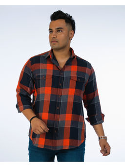 UNSIZED - Mens Casual Shirt Checks Multi-Color