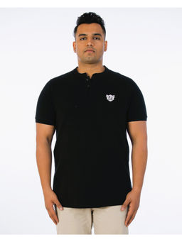 UNSIZED - Mens Fashion T-Shirt Solid Black