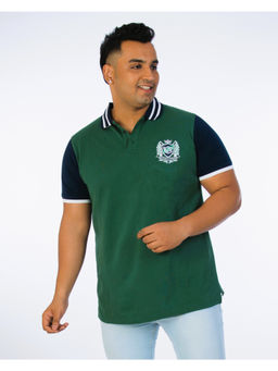 UNSIZED - Mens Fashion Polo T-Shirt Solid Green