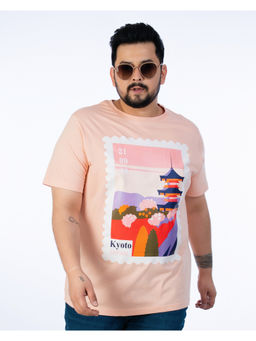 UNSIZED - Mens Graphic T-Shirt Peach