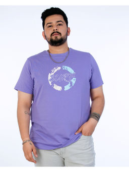UNSIZED - Mens Printed T-Shirt Purple