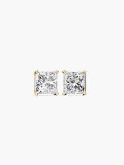 Valanova - Hallmarked 9K Yellow Gold and Certified Lab Grown Diamond 0.50Cts Stud Earrings Vse0006P050
