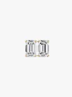 Valanova - Hallmarked 9K Yellow Gold and Certified Lab Grown Diamond 0.50Cts Stud Earrings Vse0007E050