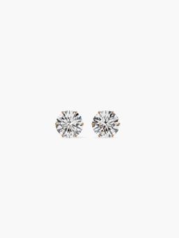 Valanova - Hallmarked 9K Rose Gold and Certified Lab Grown Diamond 0.50Cts Stud Earrings Vse0008R050