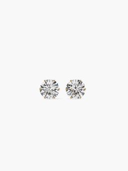 Valanova - Hallmarked 9K Yellow Gold and Certified Lab Grown Diamond 0.50Cts Stud Earrings Vse0008R050