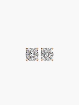 Valanova - Hallmarked 9K Rose Gold and Certified Lab Grown Diamond 0.50Cts Stud Earrings Vse0009U050