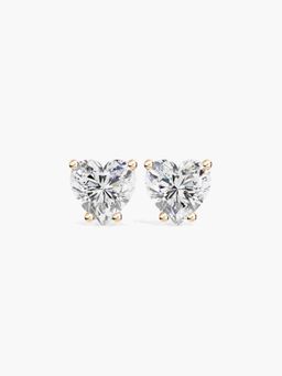 Valanova - Hallmarked 9K Rose Gold and Certified Lab Grown Diamond 1.00Cts Stud Earrings Vse0011H100