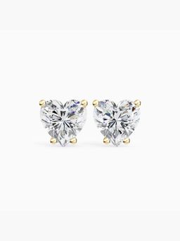 Valanova - Hallmarked 9K Yellow Gold and Certified Lab Grown Diamond 1.50Cts Stud Earrings Vse0011H150