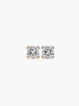 Valanova - Hallmarked 9K Rose Gold and Certified Lab Grown Diamond 0.50Cts Stud Earrings Vse0015U050