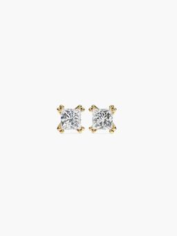 Valanova - Hallmarked 9K Yellow Gold and Certified Lab Grown Diamond 0.50Cts Stud Earrings Vse0016P050