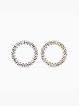 Valanova - Hallmarked 9K Yellow Gold and Certified Lab Grown Diamond 0.40Cts Stud Earrings Vse0018