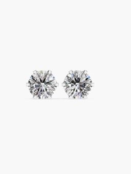 Valanova - Hallmarked 9K Yellow Gold and Certified Lab Grown Diamond 1.50Cts Stud Earrings Vse0027R150