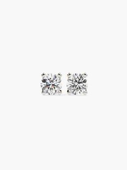 Valanova - Hallmarked 9K Yellow Gold and Certified Lab Grown Diamond 0.50Cts Stud Earrings Vse0028R050