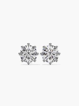Valanova - Hallmarked 9K Yellow Gold and Certified Lab Grown Diamond 1.00Cts Stud Earrings Vse0038R100