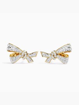 Valanova - Hallmarked 9K Yellow Gold and Certified Lab Grown Diamond 1.07Cts Stud Earrings Vse0041
