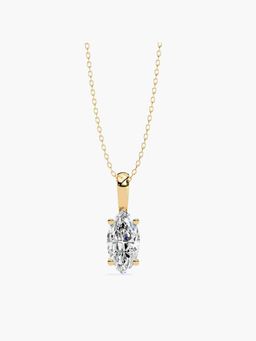 Valanova - Hallmarked 9K Yellow Gold and Certified Lab Grown Diamond 2.00Cts Pendant