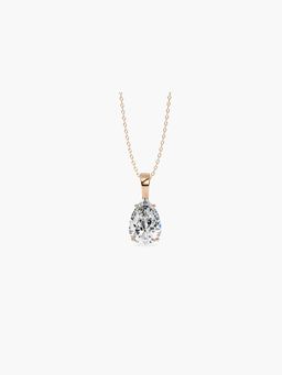 Valanova - Hallmarked 9K Rose Gold and Certified Lab Grown Diamond 0.50Cts Pendant