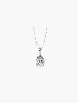 Valanova - Hallmarked 9K White Gold and Certified Lab Grown Diamond 0.75Cts Pendant