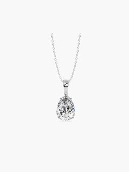 Valanova - Hallmarked 9K White Gold and Certified Lab Grown Diamond 1.00Cts Pendant