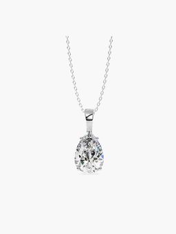 Valanova - Hallmarked 9K White Gold and Certified Lab Grown Diamond 1.50Cts Pendant