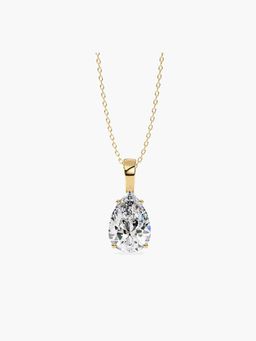 Valanova - Hallmarked 9K Yellow Gold and Certified Lab Grown Diamond 1.50Cts Pendant