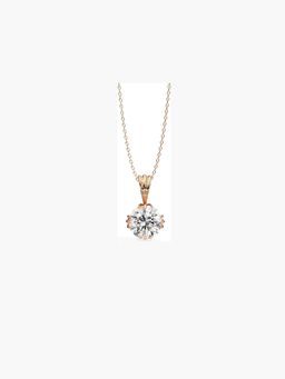 Valanova - Hallmarked 9K Rose Gold and Certified Lab Grown Diamond 0.50Cts Pendant