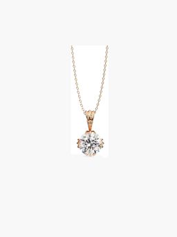 Valanova - Hallmarked 9K Rose Gold and Certified Lab Grown Diamond 0.75Cts Pendant