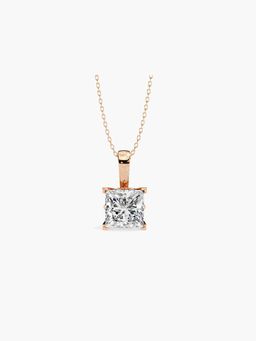Valanova - Hallmarked 9K Rose Gold and Certified Lab Grown Diamond 0.75Cts Pendant