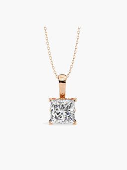 Valanova - Hallmarked 9K Rose Gold and Certified Lab Grown Diamond 1.50Cts Pendant